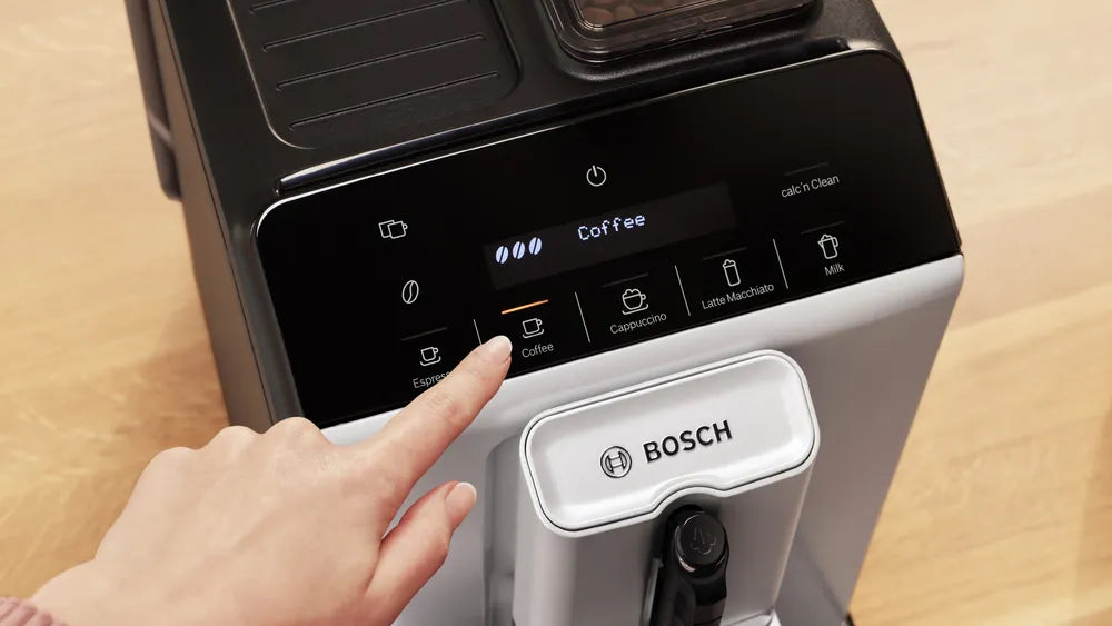 Bosch VeroCafe Fully Automatic Coffee Machine | 5 Beverage Options | CeramDrive Grinder | Smooth Milk Foam | TIE20301IN