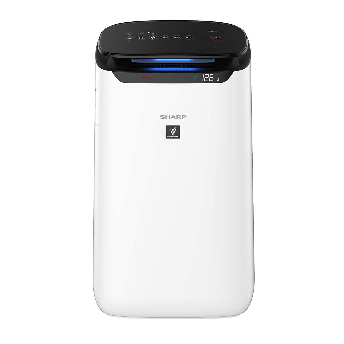 SHARP Air Purifier with Plasmacluster | Removes 99.97% Pollutants - Bacteria, Virus, Mold, VOCs | PM2.5 Indicator | 4-Stage Filter | Japan Tech | 550 ft² | FP‑J60M‑W