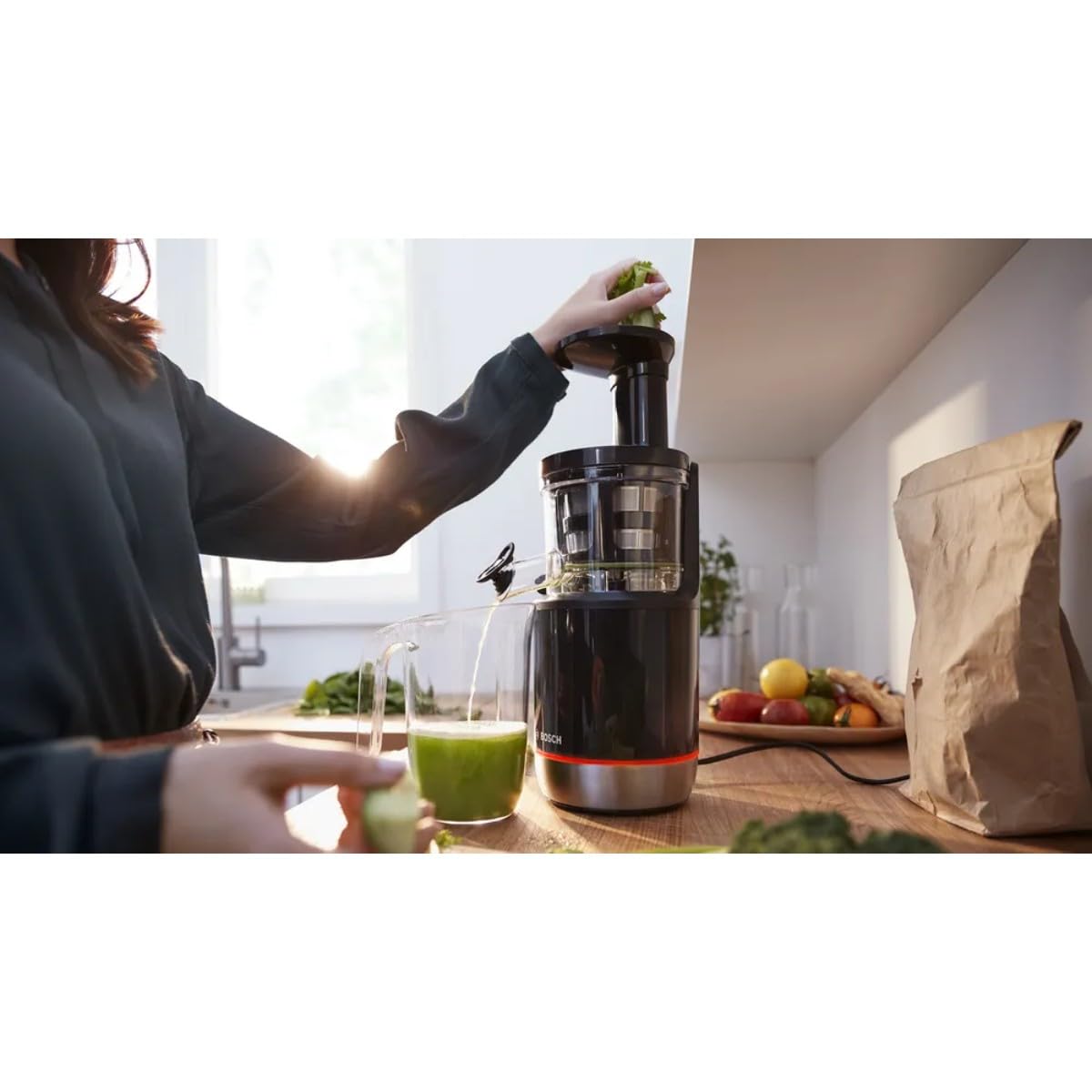 Bosch VitaExtract 150W Slow Juicer | 55 RPM Motor | For Fruits & Vegetables | MESM731MIN