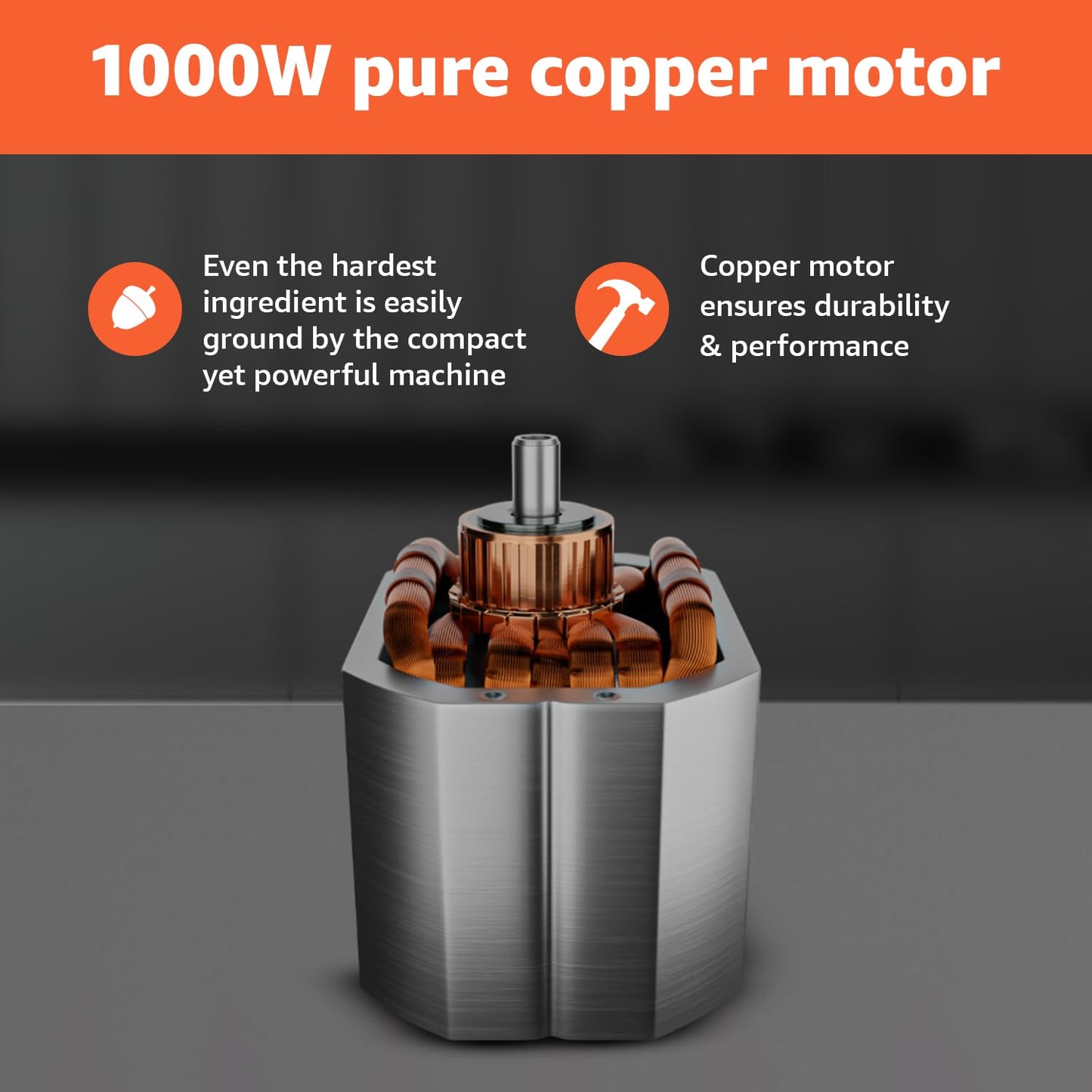 SHARP Juicer Mixer Grinder | Powerful Copper Motor | 4-Jar | Leakproof and Airtight Lid | Japan Quality | EM-JG