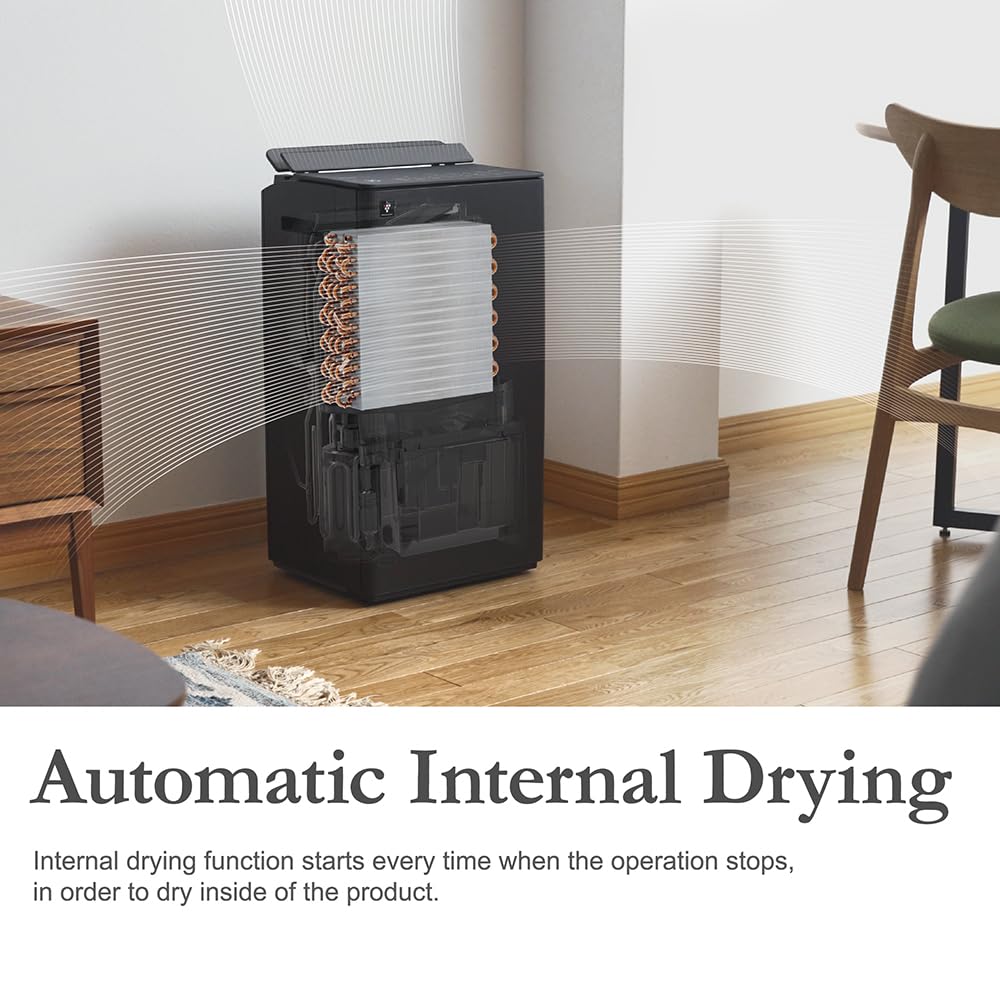 SHARP Air Purifier with Dehumidifier with Plasmacluster | Removes 99.97% Pollutants - Bacteria, Virus, Mold, VOCs | HEPA, Carbon & Pre Filter | Japan Tech | 830 ft² | DW‑T30FM