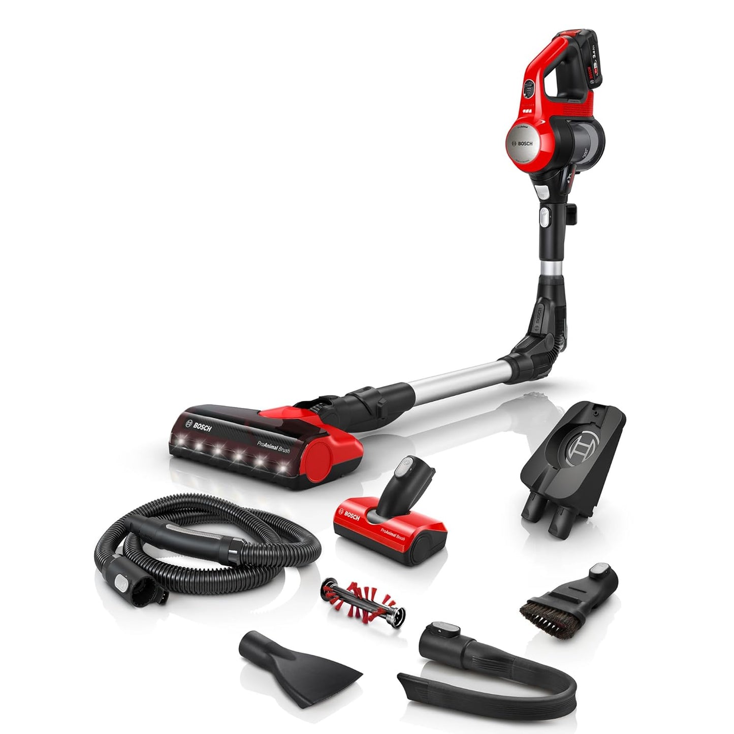 Bosch Unlimited 7 ProAnimal | Cordless Vacuum Cleaner with Rechargeable Battery, FlexTube, LED Lighting | 10 Year Motor Warranty | BCS71PETIN