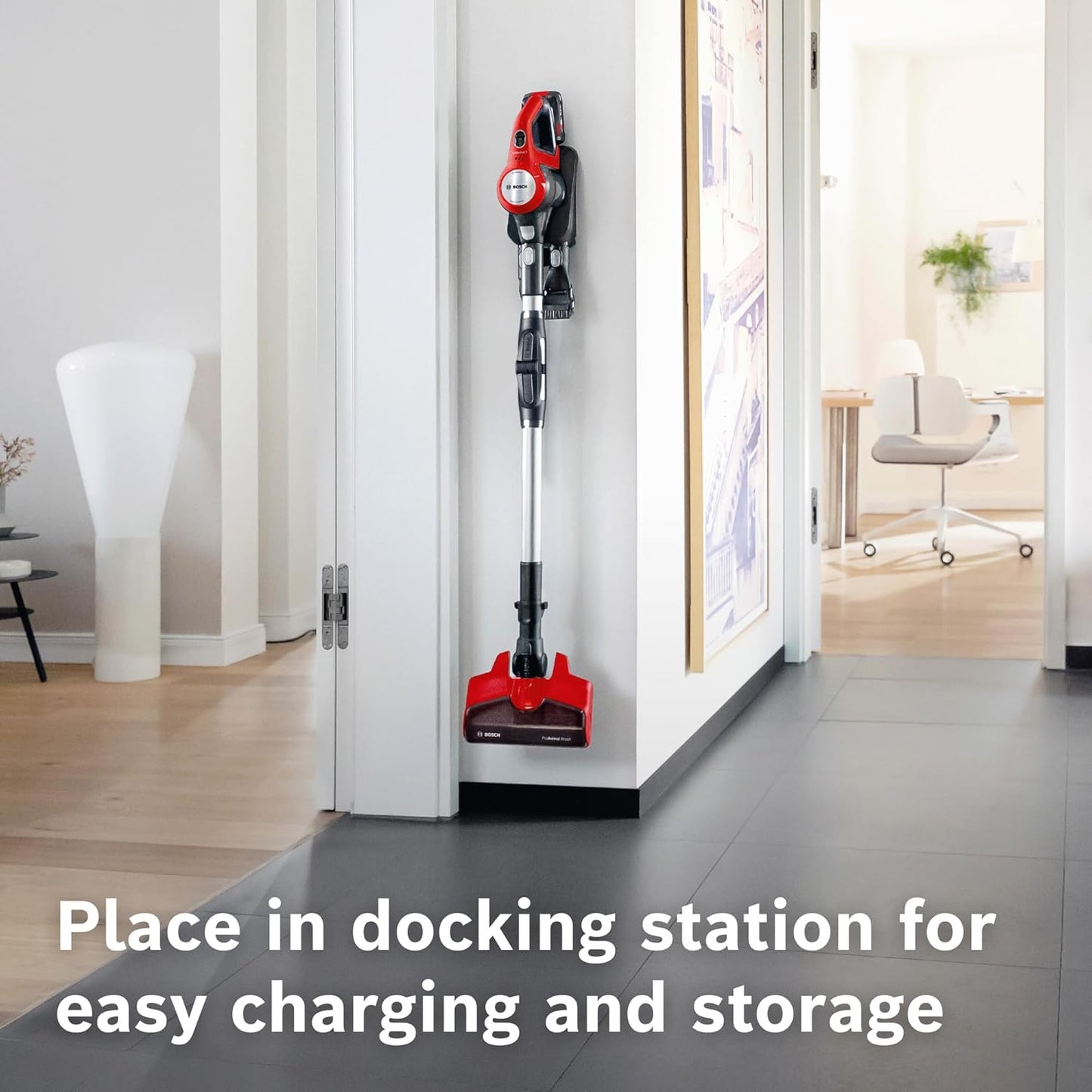 Bosch Unlimited 7 ProAnimal | Cordless Vacuum Cleaner with Rechargeable Battery, FlexTube, LED Lighting | 10 Year Motor Warranty | BCS71PETIN