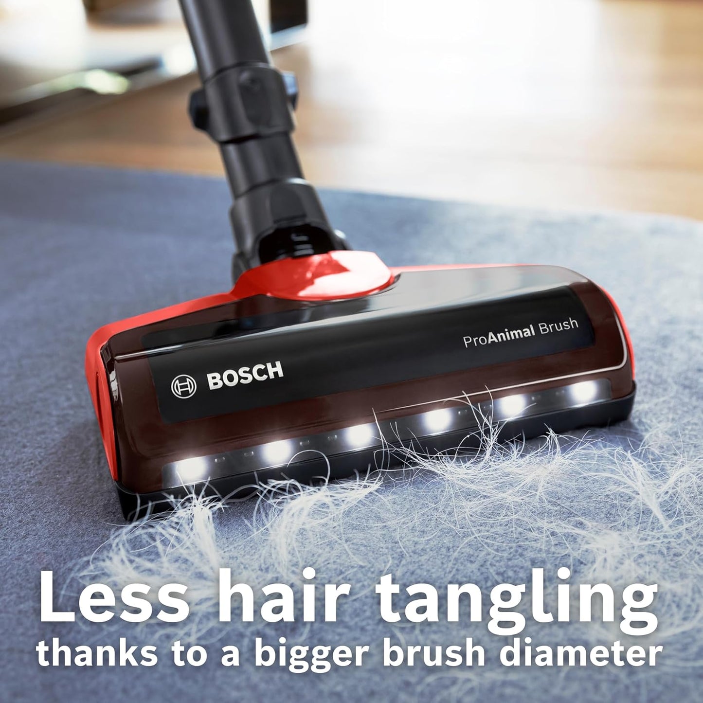 Bosch Unlimited 7 ProAnimal | Cordless Vacuum Cleaner with Rechargeable Battery, FlexTube, LED Lighting | 10 Year Motor Warranty | BCS71PETIN