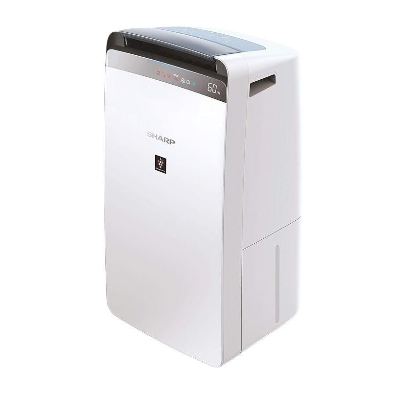SHARP Air Purifier with Dehumidifier with Plasmacluster | Removes 99.97% Pollutants - Bacteria, Virus, Mold, VOCs | HEPA, Carbon & Pre Filter | Japan Tech | 550 ft² | DW-J20FM-W