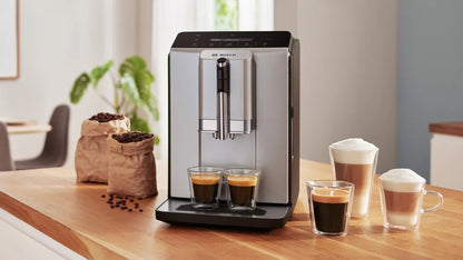 Bosch VeroCafe Fully Automatic Coffee Machine | 5 Beverage Options | CeramDrive Grinder | Smooth Milk Foam | TIE20301IN