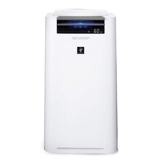 SHARP Air Purifier with Humidifier | Plasmacluster | Removes 99.97% Pollutants - Bacteria, Virus, Mold, VOCs  |  HEPA & PANDAA Filter | Japan Tech | 540 ft² | KC-G60M-W