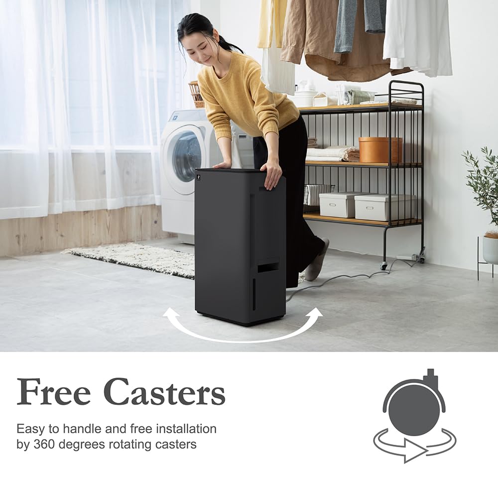 SHARP Air Purifier with Dehumidifier with Plasmacluster | Removes 99.97% Pollutants - Bacteria, Virus, Mold, VOCs  | HEPA, Carbon & Pre Filter | Japan Tech | 830 ft² | DW‑T30FM