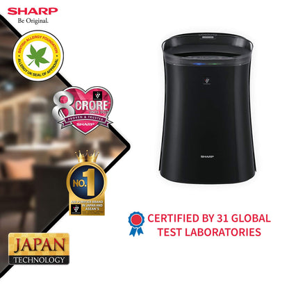 SHARP Room Air Purifier with Mosquito Catcher | Plasmacluster Tech - Removes Bacteria, Virus, Mold, VOCs  | Japan Tech | 450 ft² | FP-GM50E-B