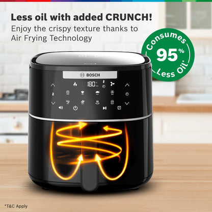 Bosch CrispMaxx 4L Air Fryer | Digital Touch Controls | 6 Presets + Keep Warm | MAF240B0IN