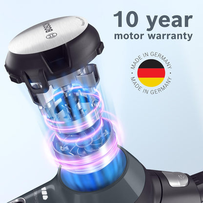 Bosch Unlimited 7 Cordless Vacuum Cleaner with Rechargeable Battery, FlexTube, LED Lighting | 10 Year Motor Warranty | BCS711AIN