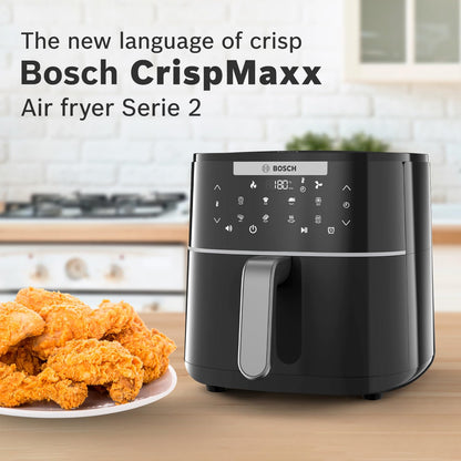 Bosch CrispMaxx 4L Air Fryer | Digital Touch Controls | 6 Presets + Keep Warm | MAF240B0IN