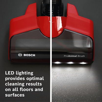 Bosch Unlimited 7 ProAnimal | Cordless Vacuum Cleaner with Rechargeable Battery, FlexTube, LED Lighting | 10 Year Motor Warranty | BCS71PETIN